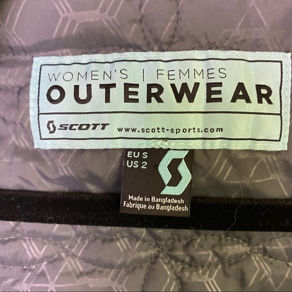 Scott Outerwear Women's Bright Green Hooded Full Zip Ski Snow Jacket Size 2 - Picture 10 of 12